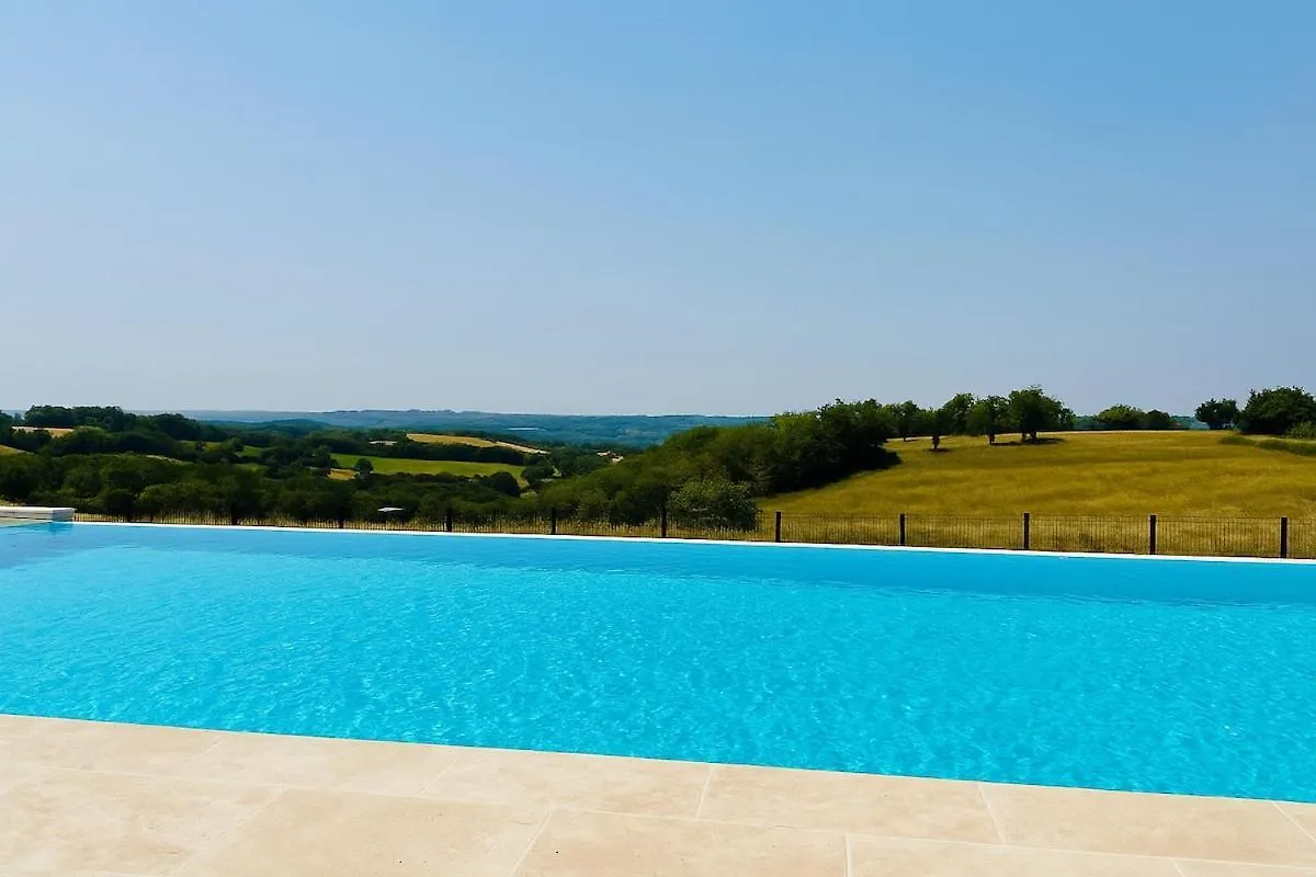Дом отдыха Maison De Charme, Vue Sublime, Piscine Infinie Soucirac